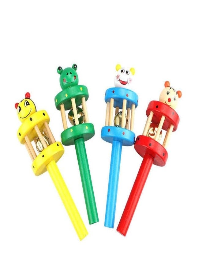 Little Mind Handmade Wooden Rattle Set for Babies - Colorful Musical Infant Toy, Safe & Non-Toxic Newborn Gift (Age 0+ Months) - Image 4